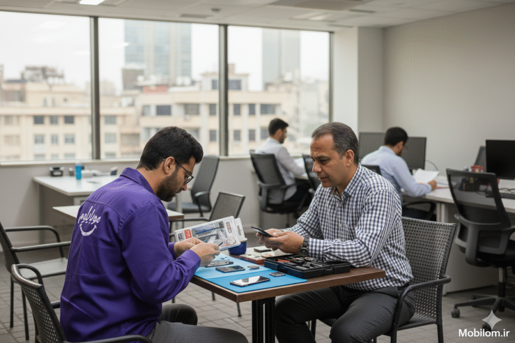 تعمیر فوری گوشی موبایل در محل مشتری