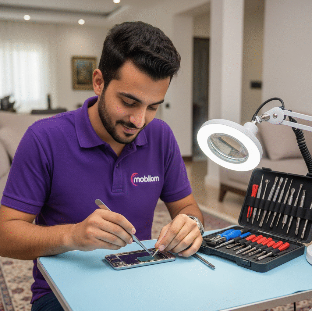 تعمیر گوشی سامسونگ در محل مشتری